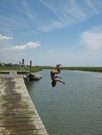 Vacation on a river