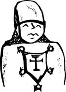 graphic image of a young warrior