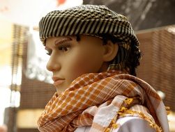 yemen turban man doll