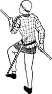 figure jack man drawing
