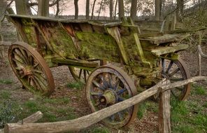 cart old antique