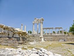 ruins in Bergama