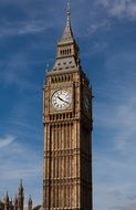 big ben clock london england tower skyline