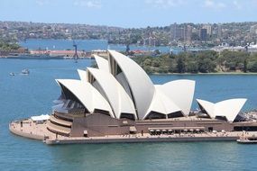Landscape of sydney opera
