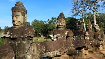 famous Angkor temple in Ð¡ambodia