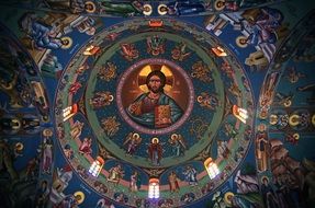 Painting in Greek church