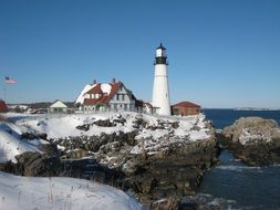 Lighthouse in Portland, Maine