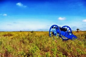 blue cannon on the battlefield Palo Alto