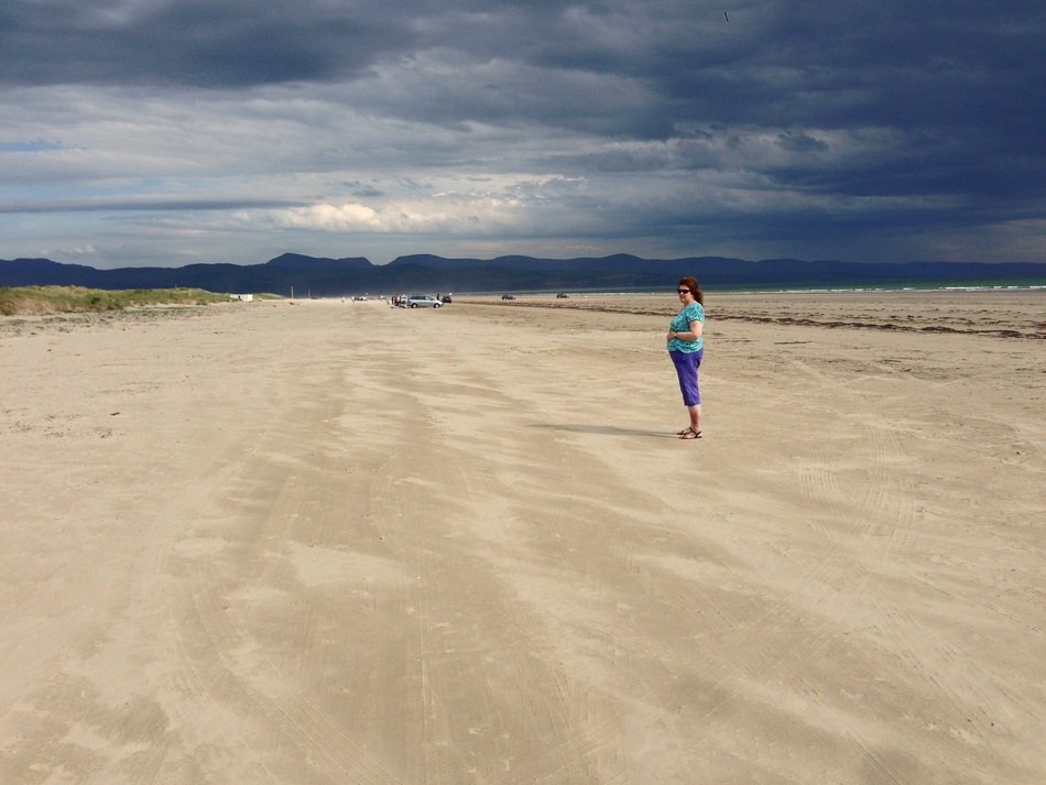 Clouds on the beach