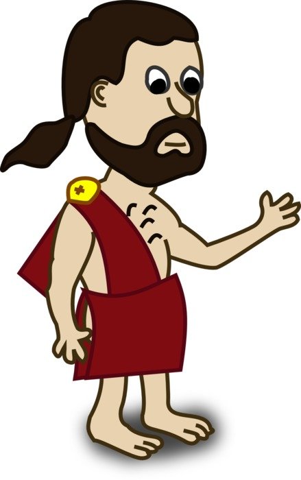 man roman drawing
