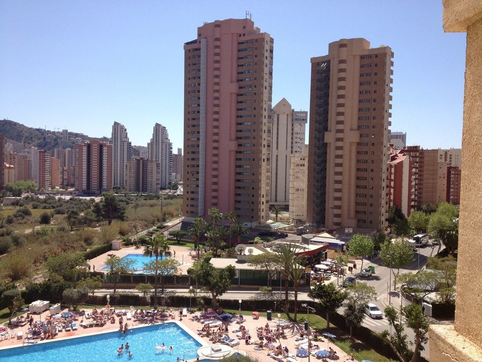 pool near the tower