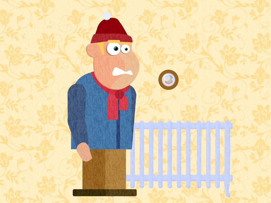 Clip art of the man with scarf