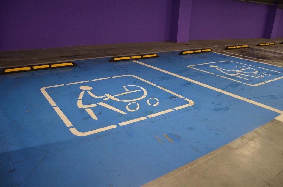 parking place for woman with child