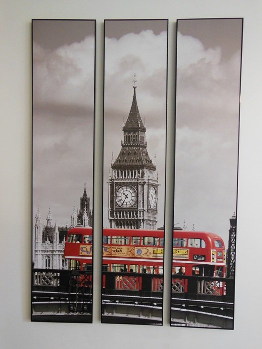 London tower painted on a picture