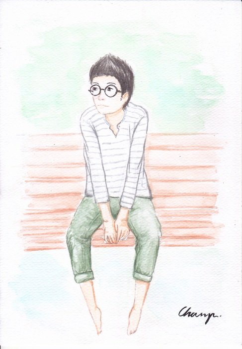 boy with glasses as a picture