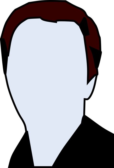 graphic image of an anonymous person
