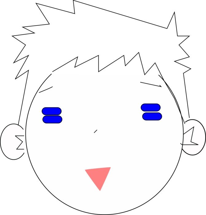 funny picture with a baby face
