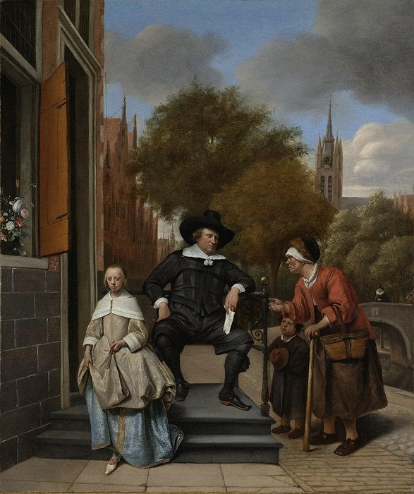 Colorful painting of Burgemeester Van Delft