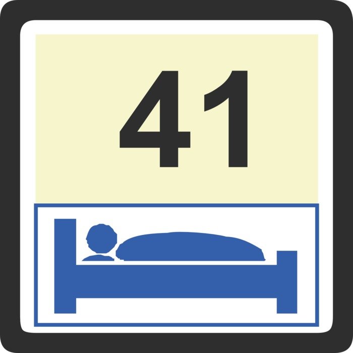 pictogram with a number of the chamber