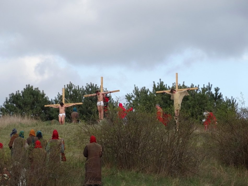 passion play reenactment in bydgoszcz