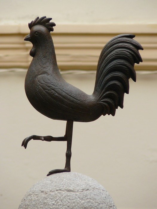 stone hahn statue
