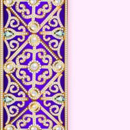 background with vintage gems and strip for text N2