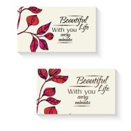 Banner floral ornament N5