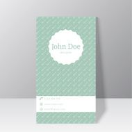Trendy business card template N12