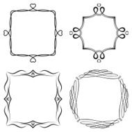 Set of nice decorative frames N6
