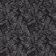 Repeating ornament dark small rough shapes