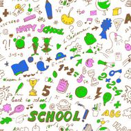 School seamless pattern N20