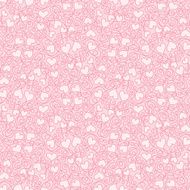 Vector seamless background heart shape N16