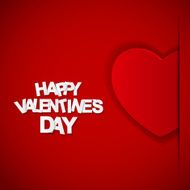 Happy Valentines Day Card Vector Illustration N12