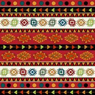 Abstract Ethnic pattern in vivid colors