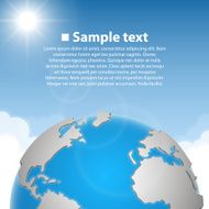Background with earth