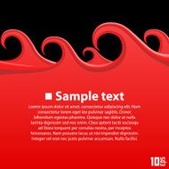 Flame vector background