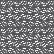 Repeating ornament white wavy corners on gray