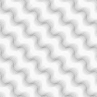 Repeating ornament many diagonal wavy lines