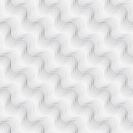 Repeating ornament diagonal wavy on white