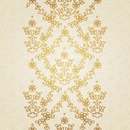Vector floral border in Eastern style N13