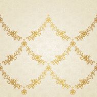 Vector floral border in Eastern style N14