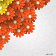 Abstract flowers background Vector illustration N2