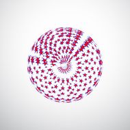 abstract circle style star pattern N2