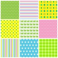 Easter seamless patterns