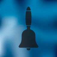bell icon on blurred background N4