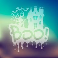 boo icon on blurred background N2