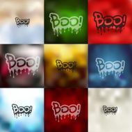 boo icon on blurred background N3