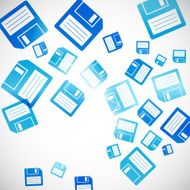 abstract background floppy
