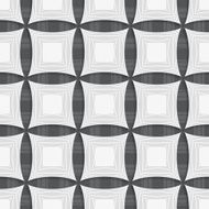 Geometrical ornament with gray squares