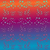 Decorative rainbow spotted background